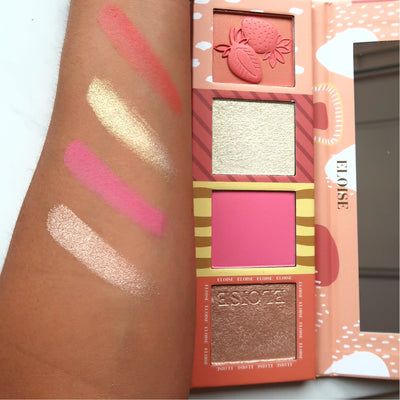 Strawberries & Cream Blush & Highlight Palette