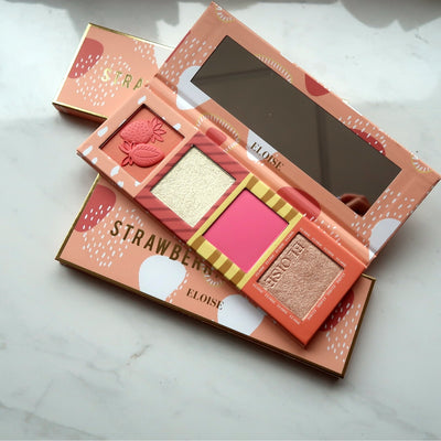 Strawberries & Cream Blush & Highlight Palette