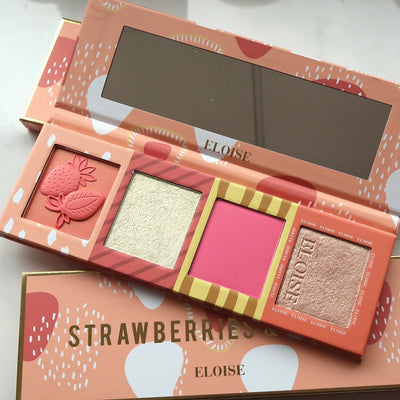 Strawberries & Cream Blush & Highlight Palette